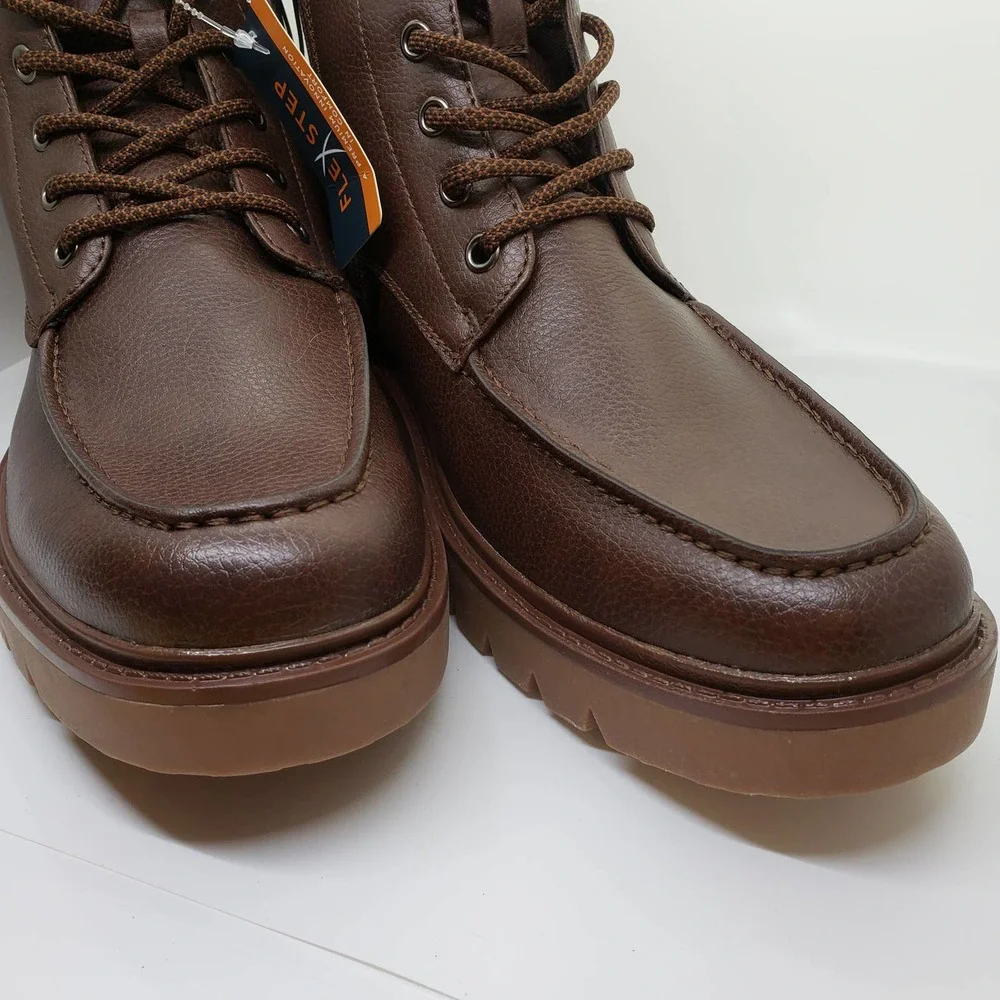 FLEXSTEP Hank men's brown wool boots 8